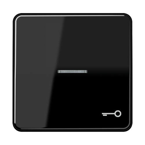 Jung Schakelwip CD500 zw. m.lens&sleut.symb. - 4011377256156 - 20018187