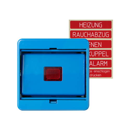 Jung Afdekking met glas blauw - 4011377281806 - 20014731