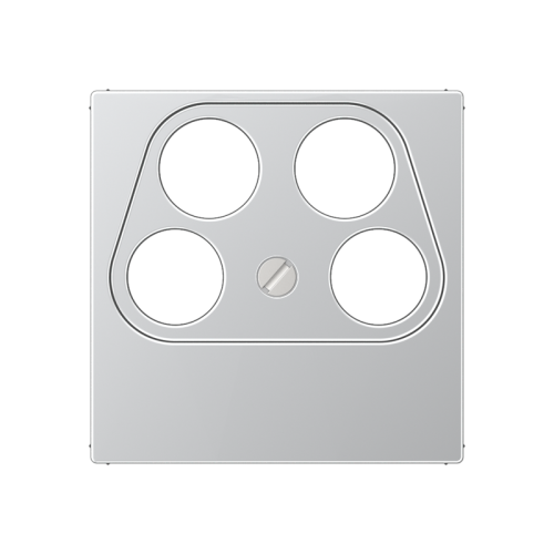 Jung Afdekking A500 aluminium voor SAT-TV - 4011377318854 - 20015882