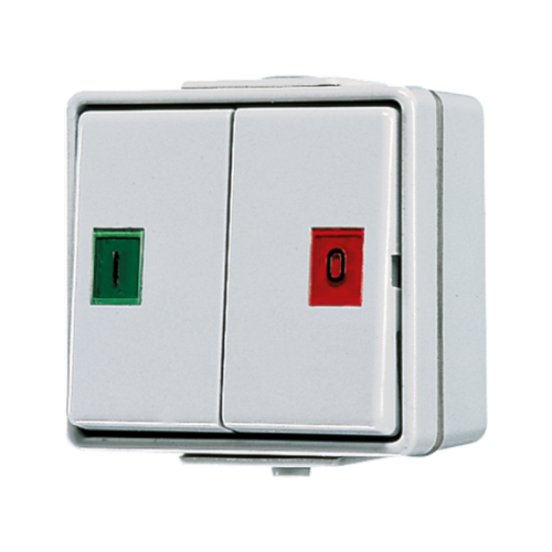 Jung Impulsdrukker WG600 2xwissel met onderk. - 4011377321502 - 20014885