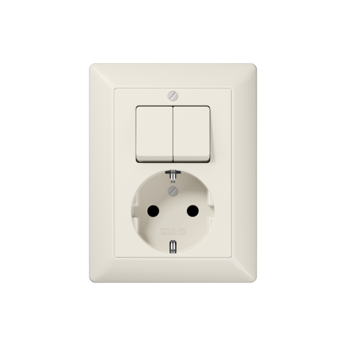 Jung Combinatie serie AS500 wit met R/A - 4011377331150 - 20017037