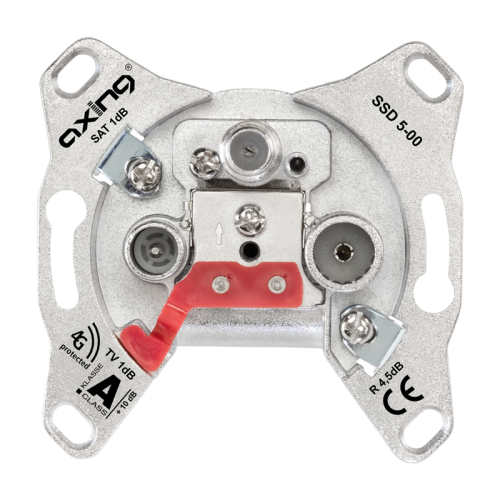 JUNG sat/cai einddoos breedband 3-gats SSD5-00 - 4011377332256 - 11009392