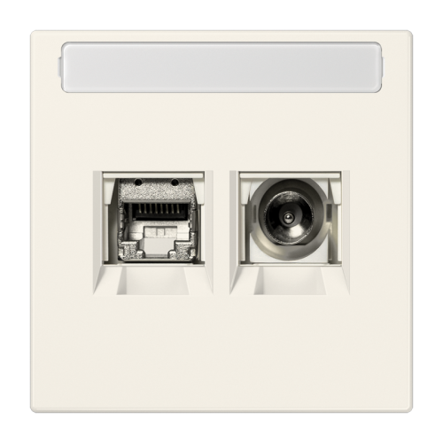Jung Smart-TV aansluitdoos LS wit - 4011377332492 - 20020312