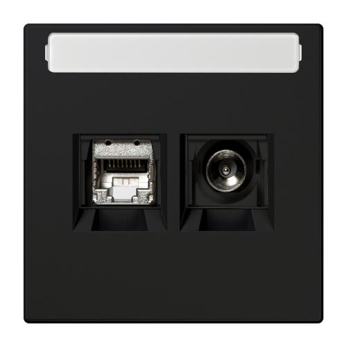Jung Smart-TV aansluitdoos LS graf.zwart mat - 4011377332539 - 20020315