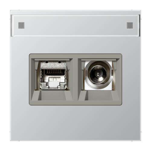 Jung Smart-TV aansluitdoos LS aluminium - 4011377332638 - 20020308