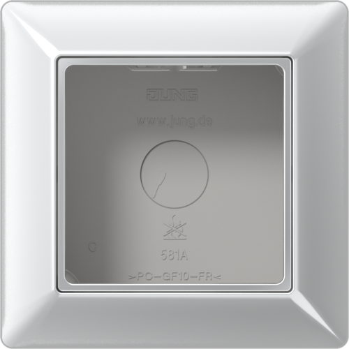 Jung Opbouwkap A500 aluminium 1-voudig - 4011377338258 - 20017047
