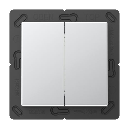 Jung Matter taster A 4-kanaals aluminium - 4011377360358 - 20020084