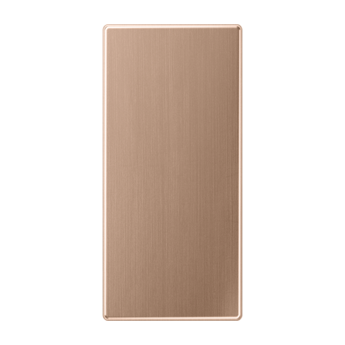 Jung Tekstveldafd. F50 taster LS brons - 4011377373747 - 20196223