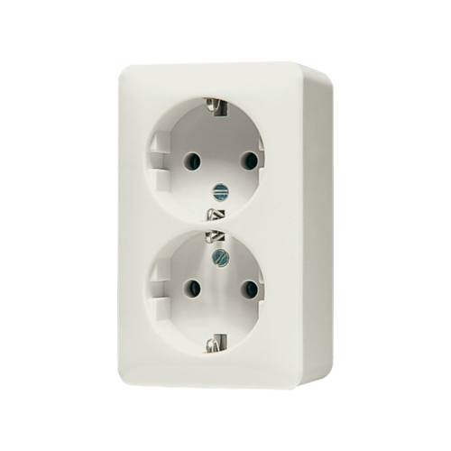 Jung Wcd. AP600 wit 2-vdg.met R/A - 4011377601109 - 20014789