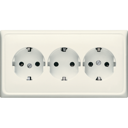 Jung Wcd. CD500 wit 3-vdg. voor wandgoot - 4011377620506 - 20017838