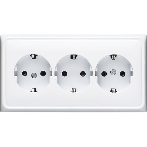 Jung Wcd. CD500 alpin wit 3-vdg.voor wandgoot - 4011377620704 - 20017843