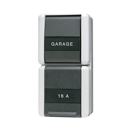 Jung Combinatie wissel WG800 met R/A &tekstv. - 4011377657809 - 20015046