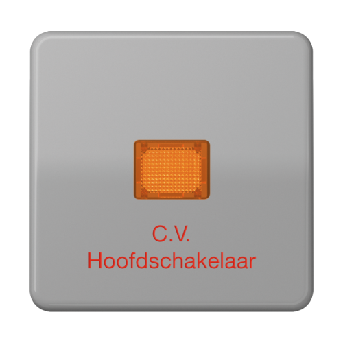 Jung Schakelwip CD500 grijs slagv.m.tekst CV - 4011377762206 - 20018076