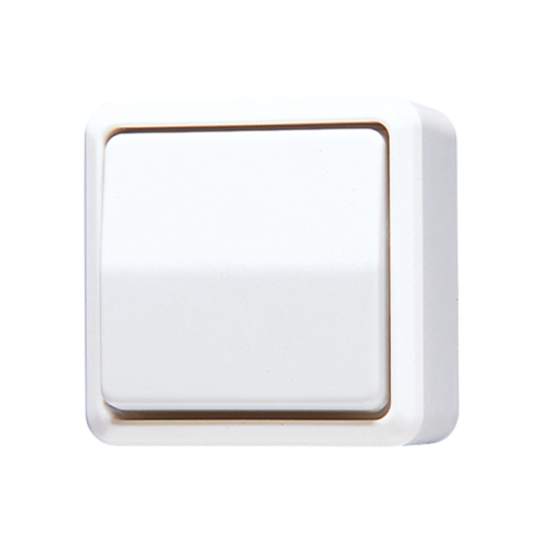 Jung Wipschakelaar AP600 alpin wit kruis - 4011377856004 - 20014820