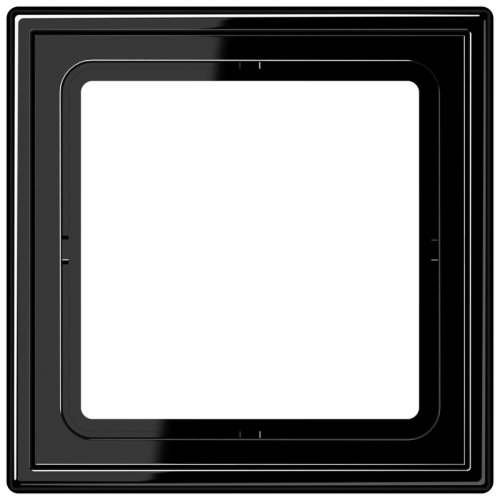 JUNG afdekraam 1v zwart LS981SW - 4011377866409 - 3439112
