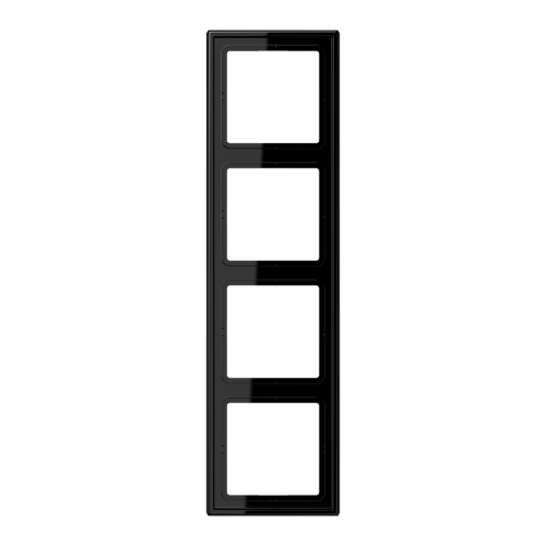 Jung Afdekraam LS990 zwart 4-voudig - 4011377868908 - 20019584