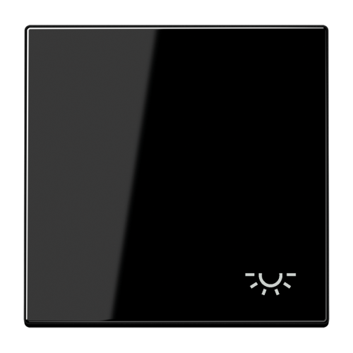 Jung Schakelwip LS990 zwart m.symbool licht - 4011377908307 - 20019670
