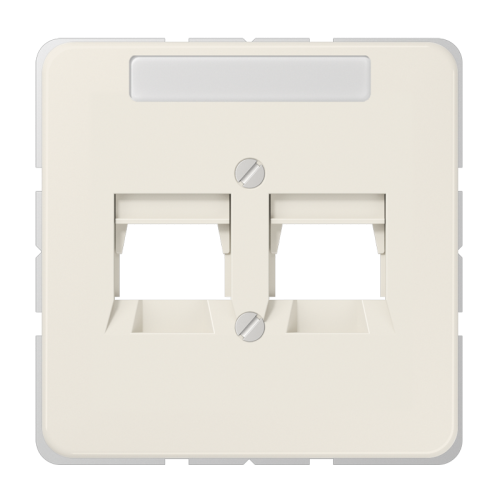 Jung Afdekking CD500 wit voor mod.jack 2-vdg. - 4011377932807 - 20014751