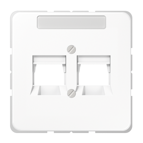 Jung Afdekking CD500 a.wit v.mod.jack 2-vdg. - 4011377932906 - 20017933