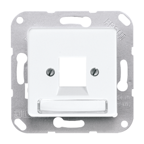 JUNG afdekplaat 1v data rj45 mj wit 169-1NWEWW - 4011377989160 - 3439139