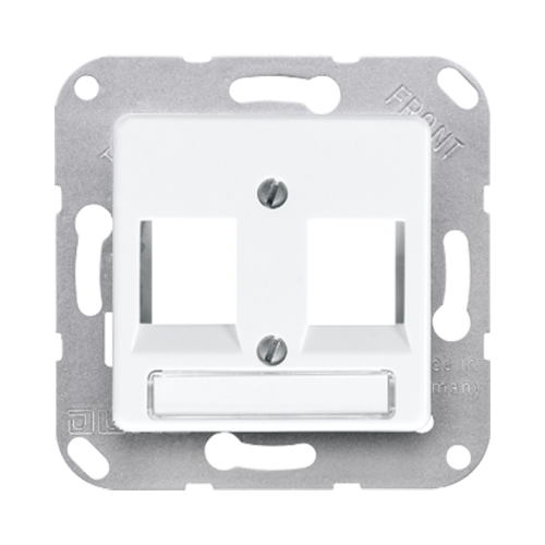 JUNG afdekplaat 2v data rj45 mj wit 169-2NWEWW - 4011377989382 - 3439140