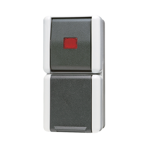 Jung Combinatie wissel WG800 met R/A &co.lamp - 4011377990319 - 20015045