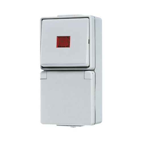 Jung Combinatie wissel WG600 met R/A &co.lamp - 4011377990357 - 20014906