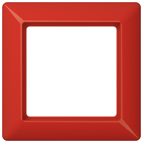 Jung Afdekraam AS500 rood 1-voudig - 4011377991828 - 20017068