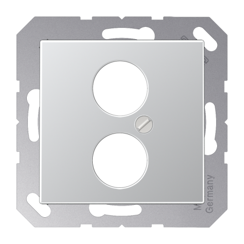 Jung Afdekking A500 aluminium voor BNC en L2S - 4011377992665 - 20015924