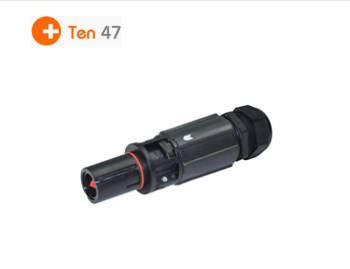 TEN47 powerline qc cable-drain 120/150mm&sup2; 21-26mm L2 black - 4020602 - 4020602