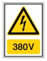 BRADY sticker 400v 148x210mm - 4023219 - 4023219