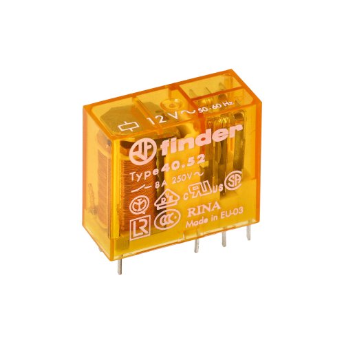 FINDER relais 2w 8a 12vac 40.52.8.012.0000 - 405280120000 1 klein - 11008802