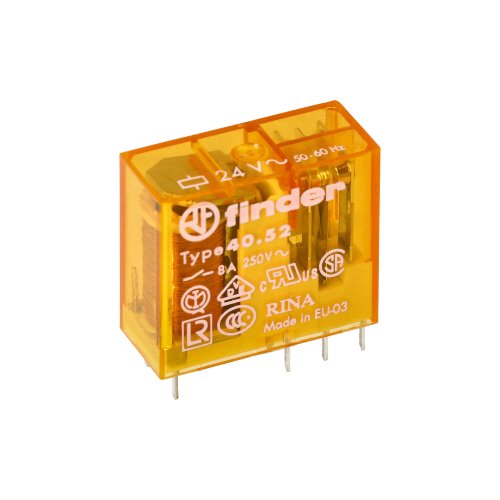 FINDER relais 2w 8a 24vac 40.52.8.024.0000 - 405280240000 1 klein - 4375010