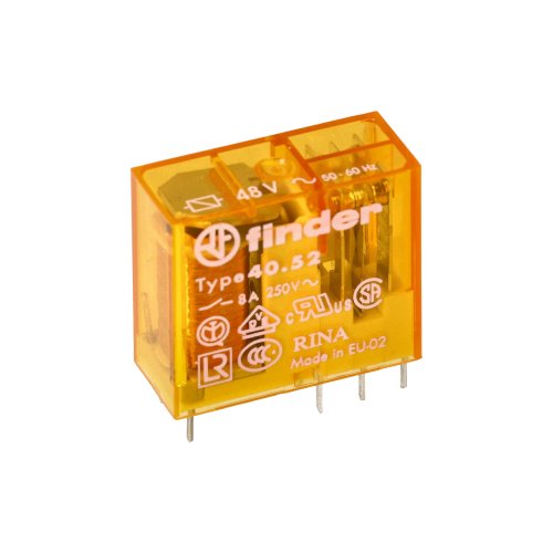 FINDER relais 2w 8a 48vac 40.52.8.048.0000 - 405280480000 1 klein - 4375009