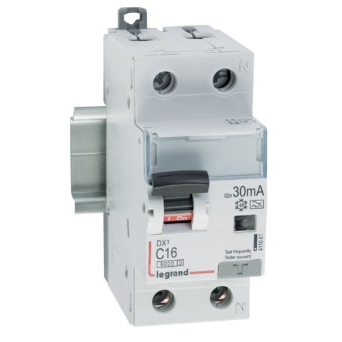LEGRAND aardlekautomaat 1p+n c16a 6ka 30ma 411061 - 411061 legrand 600 - 11002946