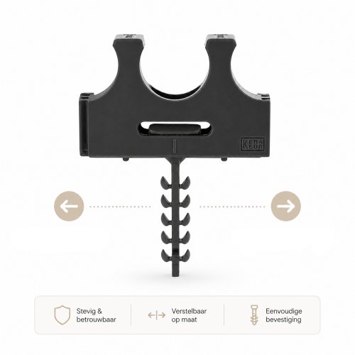MEPAC klembeugel KB2 19mm grijs a100st KB2 19 G - 413216 2 - 2015158