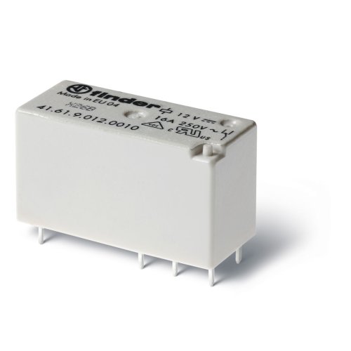 Finder FIN RELAIS 1M 16A 12VDC - 4161 0010 - 20006895
