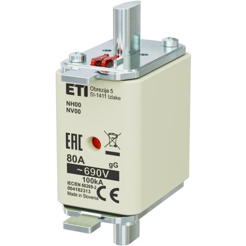 ETI Zekering 690V~ 80A NH00 gG - 416800313 - 20000242