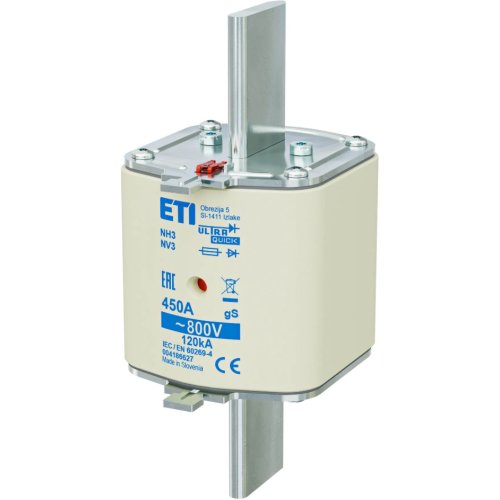 ETI Zekering M3 gS 450A/800V - 416800641 - 20000300