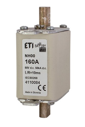 ETI Zekering NH00 gBat 160A/80V DC - 416801010 - 20000465