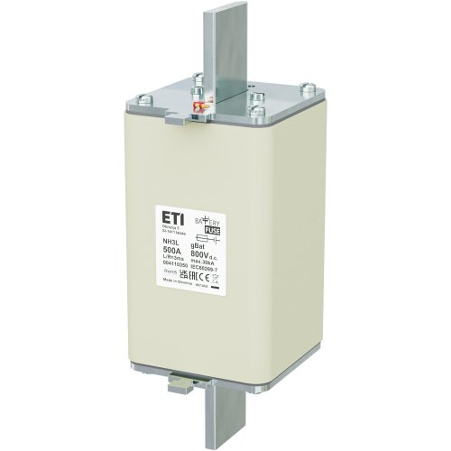 ETI Zekering NH3L gBat 500A/800V DC     004110350 - 416801108 - 20000490