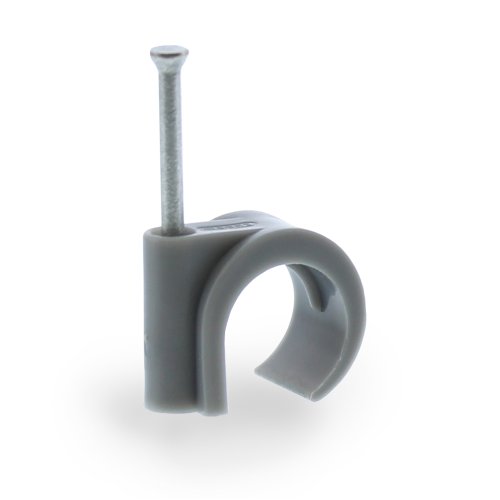 MEPAC Spijkerclip voor flexbuis op hout en in sleuven, 16/19mm, grijs - 421292 2 - 20041597