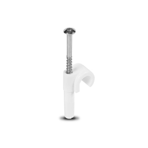 MEPAC Plugclip met schroef 8/10mm wit - 421453 - 20041627