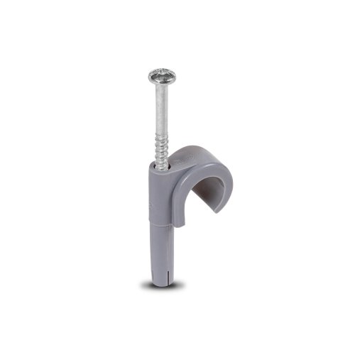 MEPAC Plugclip met schroef 11/15mm grijs - 421464 - 20041631