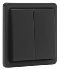 NIKO hydro serie schakelaar puls zwart 761-35000 - 4290103 - 4290103