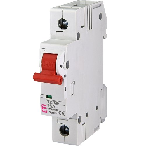 ETI SV hoofdschakelaar SV125 25A 1mod 1p - 431000102 - 20000544