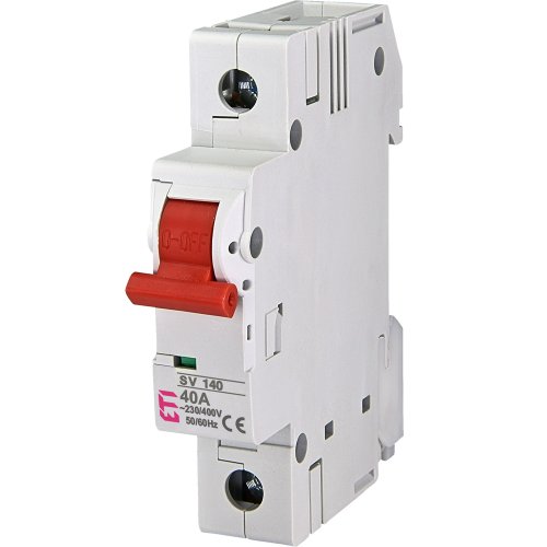 ETI SV hoofdschakelaar SV140 40A 1mod 1p - 431000103 - 20000545