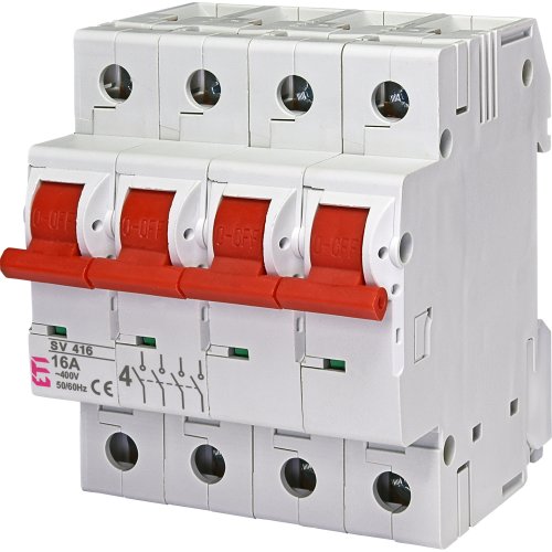 ETI SV hoofdschakelaar SV416 16A 4mod 4p - 431000161 - 20000570