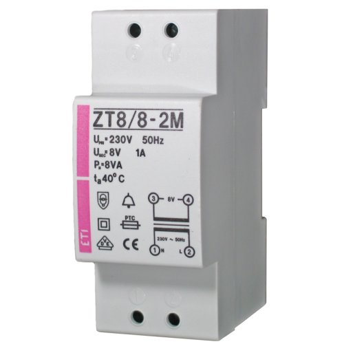 ETI beltrafo 8v 1a - 431000314 - 4320100
