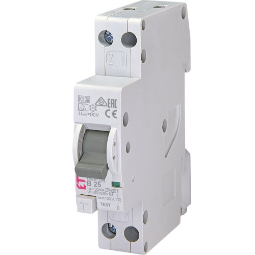 ETI aardlekautomaat b25a 1p+n 30ma - 432000206 - 4320139